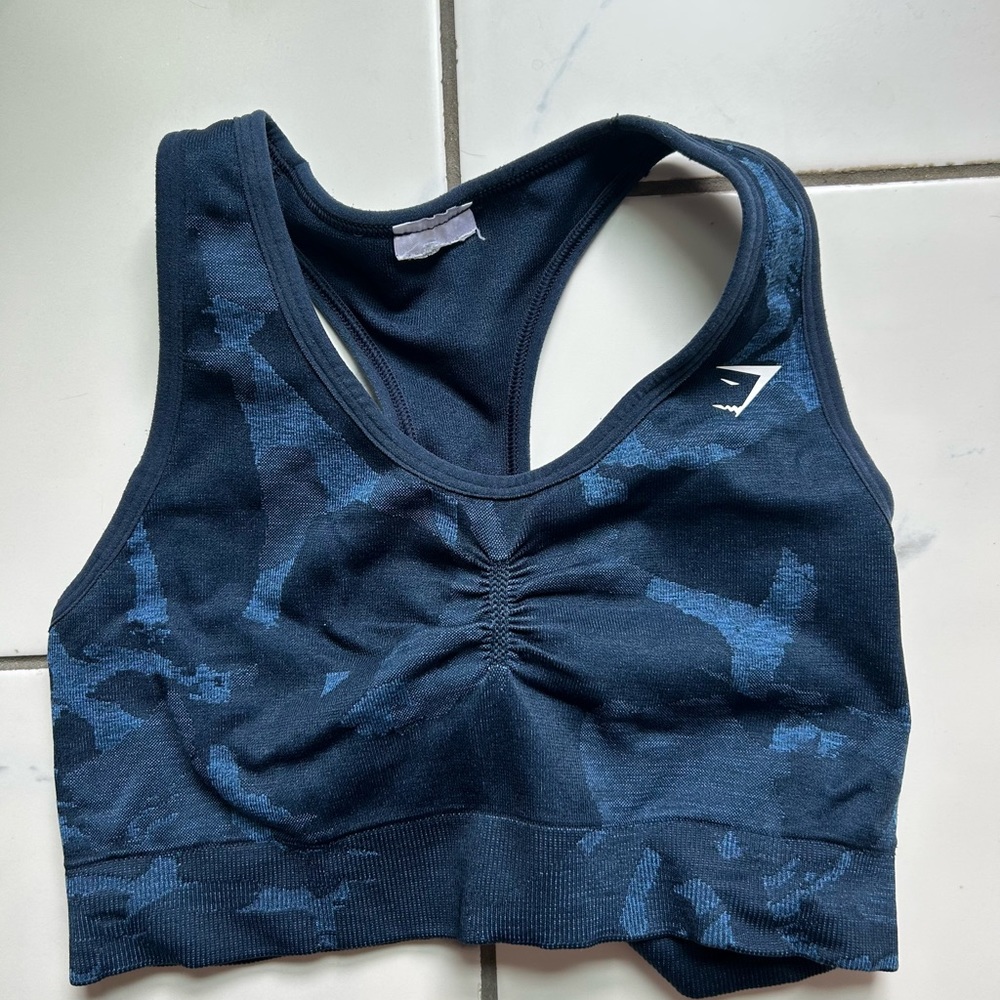 gymshark camo sports bra